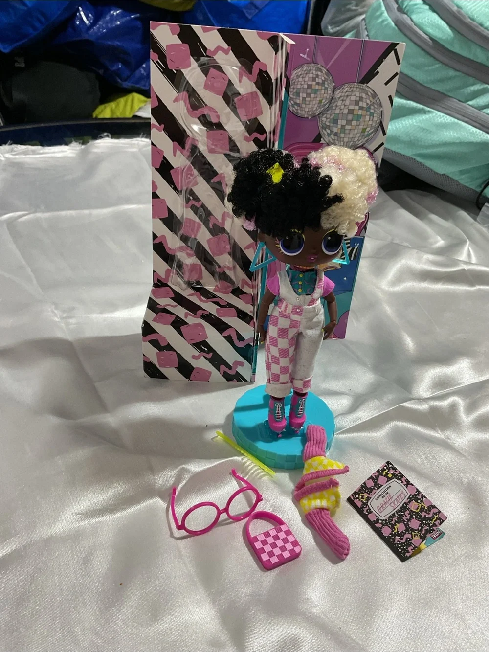 L.O.L. Surprise! Doll with Pink, White, Black, Blue and Yellow Accents